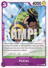 Pickles - ONE PIECE CARD GAME - MoxLand